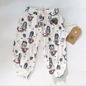 Finn & Emma Baby Harem Pants Mermaid Siren Pink Blue Drawstring 3-6 Months